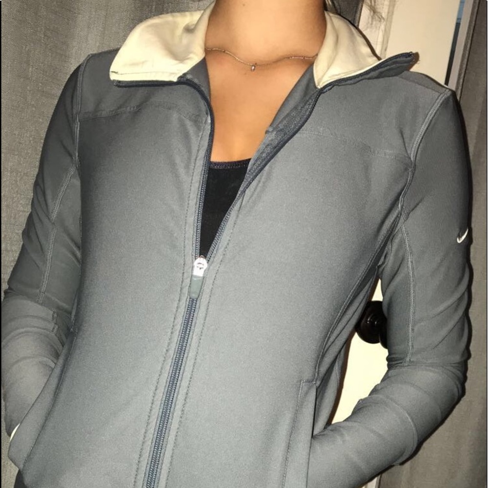 grey nike jacket